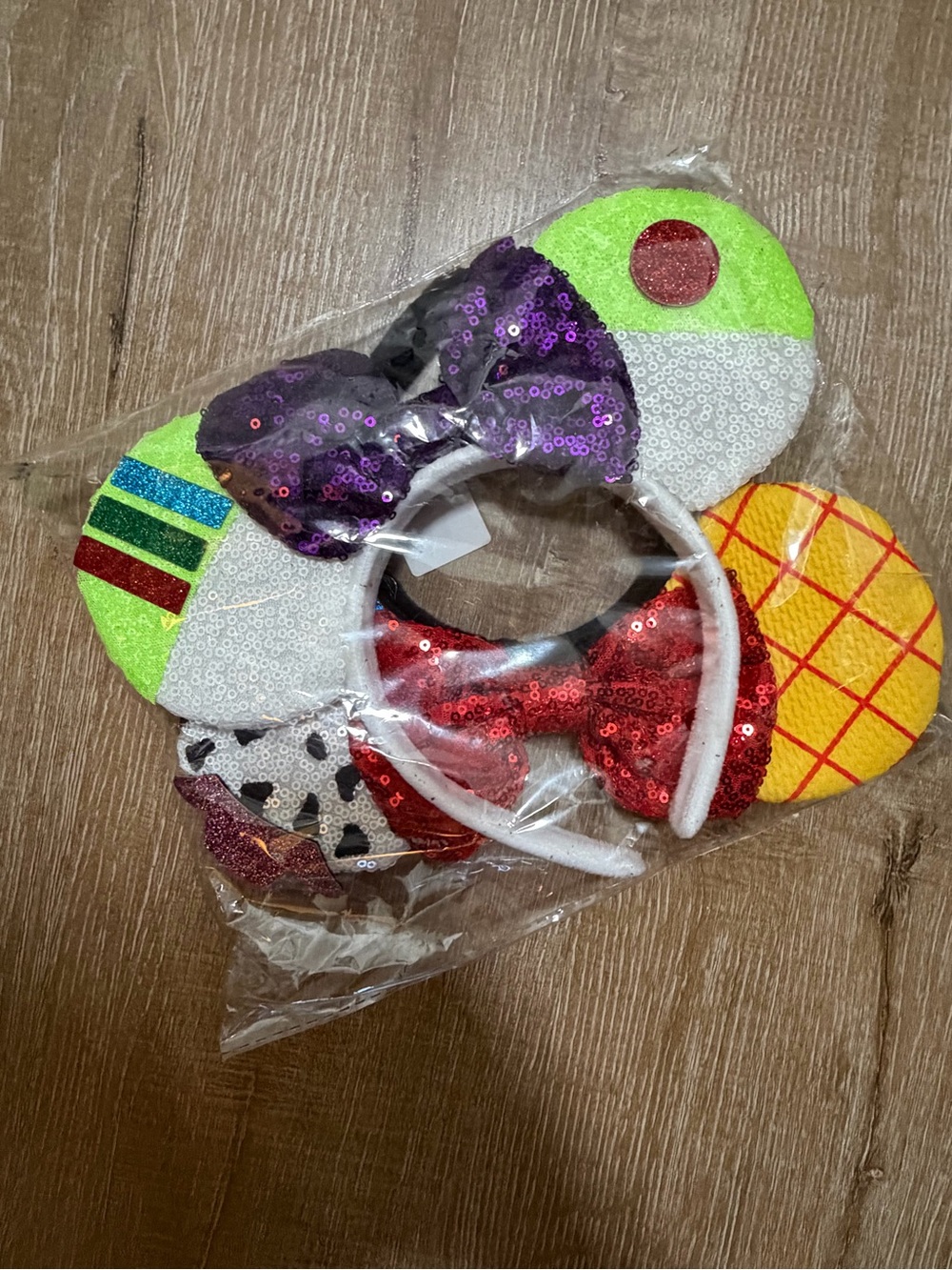 Buzz lightyear and Woody Sequin Minnie Mouse Ear Headband